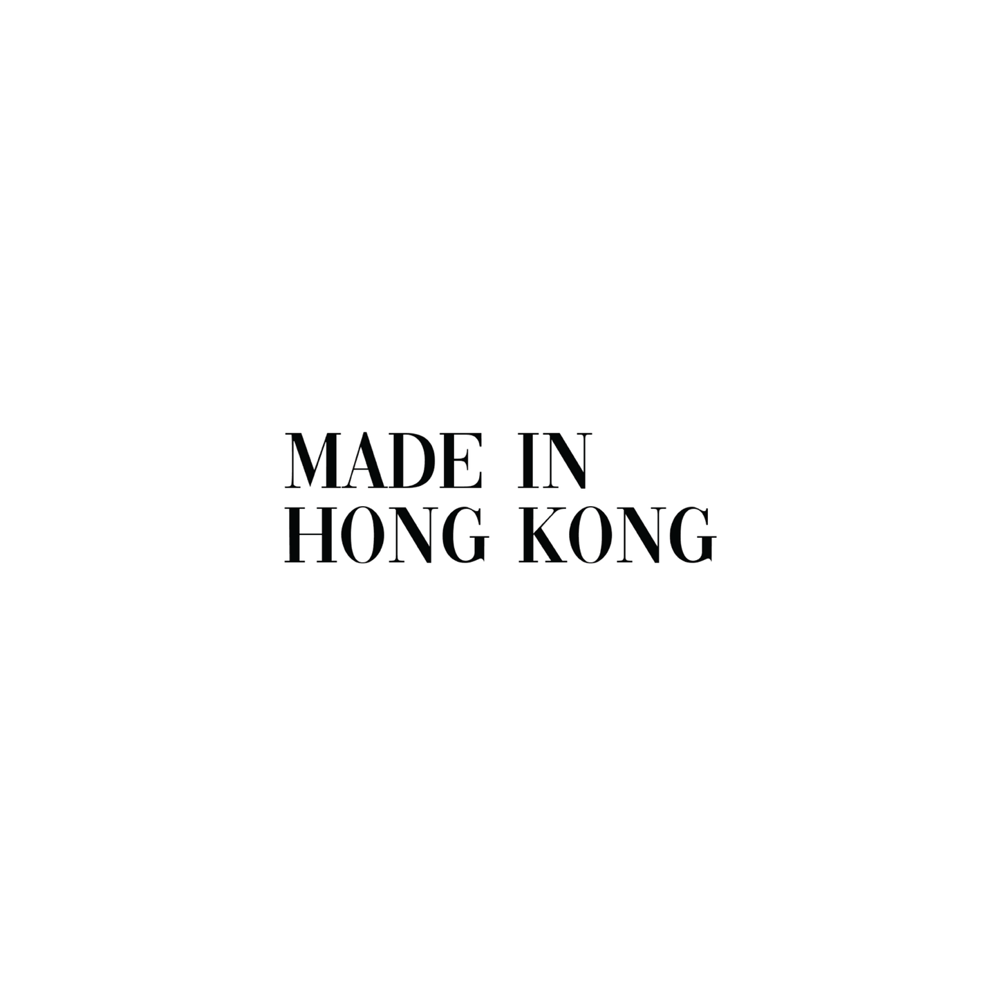 Made in Hong Kong