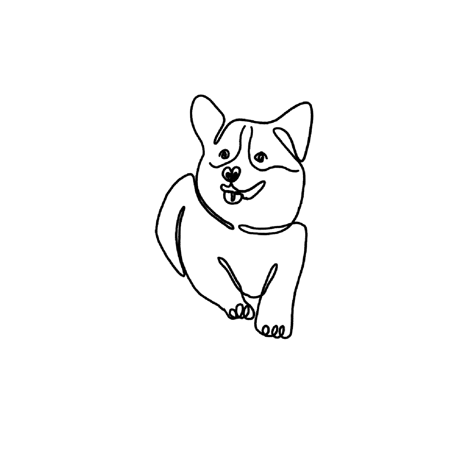 柯基盲盒:半永久紋身