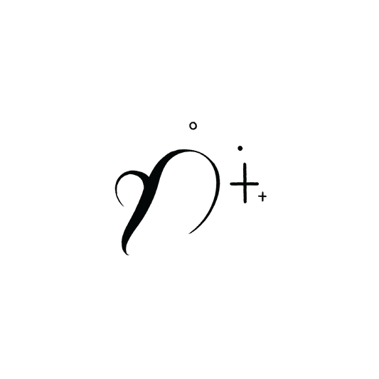 Oh My Ink temporary tattoo - Aries with Stars