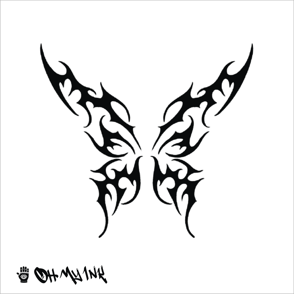Butterfly Art (Neo-Tribal Butterfly)