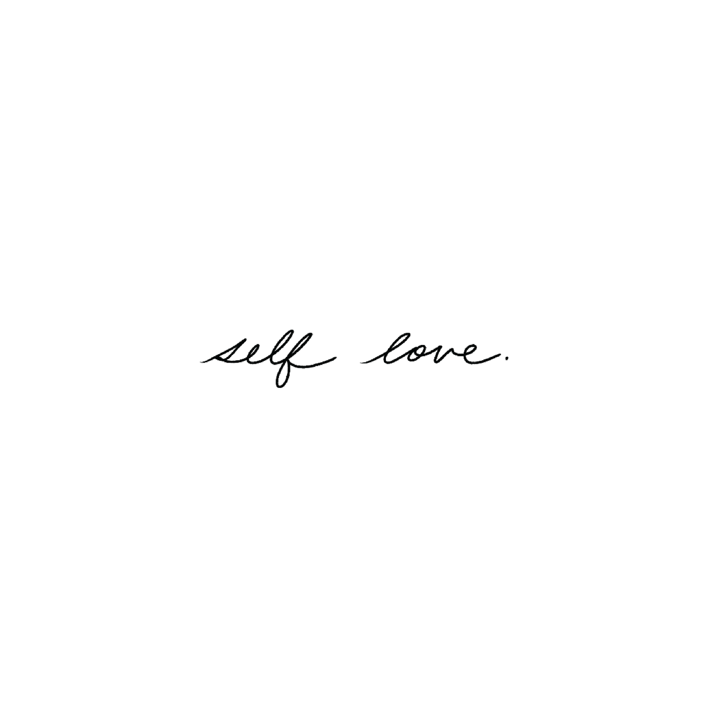 Oh My Ink temporary tattoo - Self Love