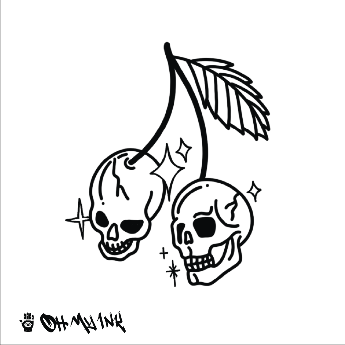 Skull Art (Skull Cherries)
