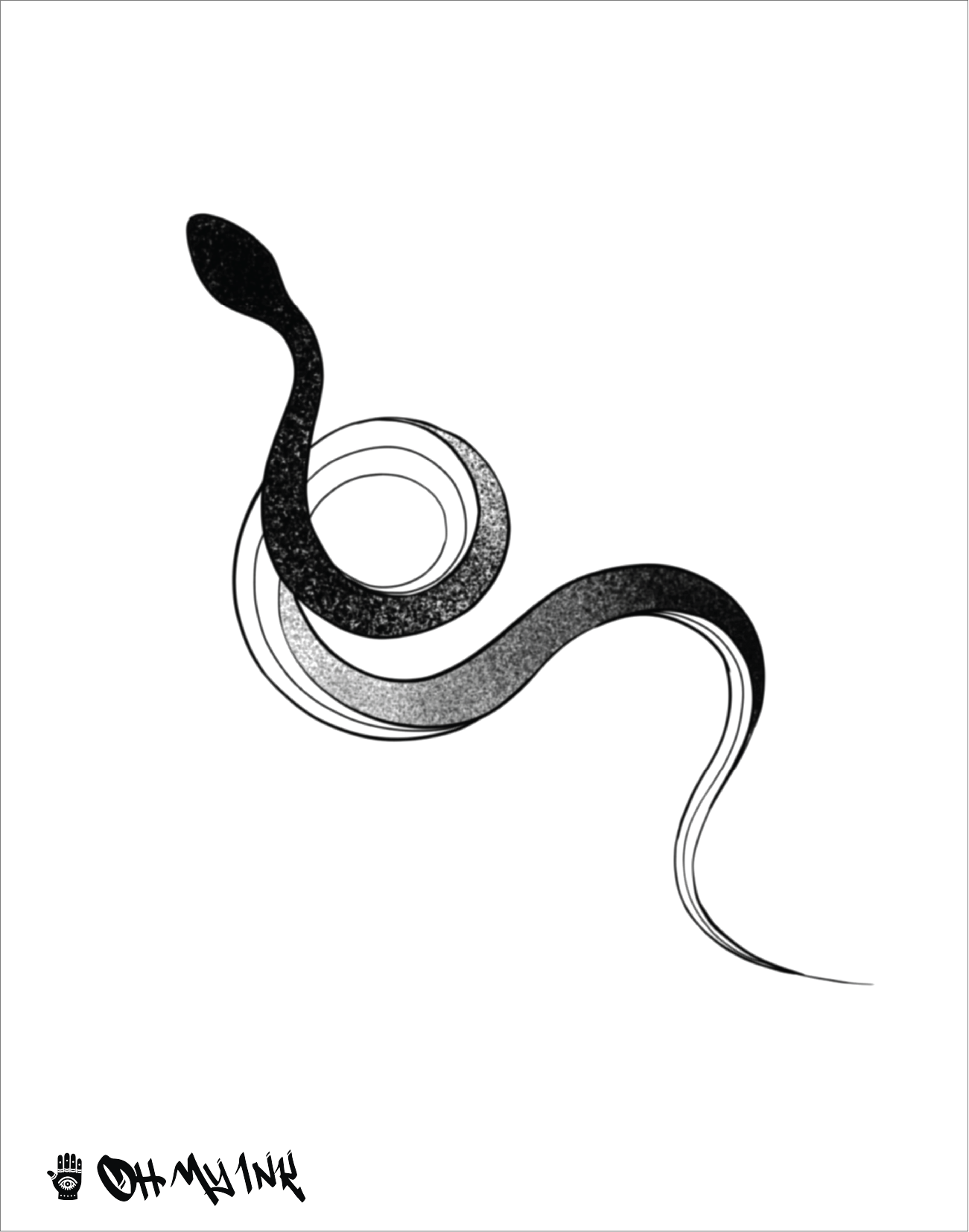 Snake (Thin line)