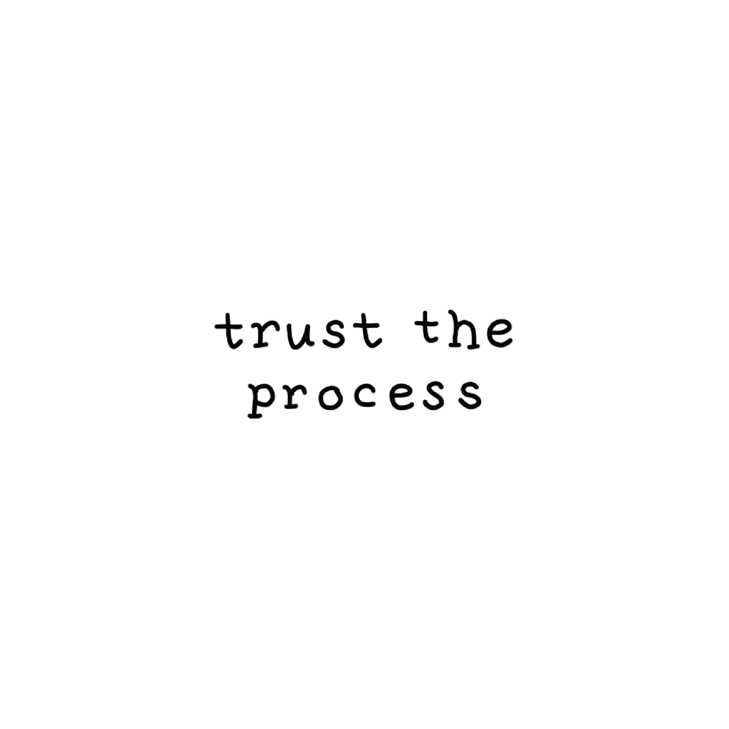 Oh My Ink temporary tattoo - Trust the Process