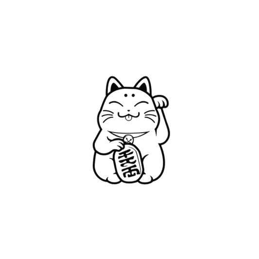 Oh My Ink temporary tattoo - Maneki Neko